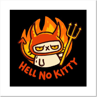 Hell No Kitty Posters and Art